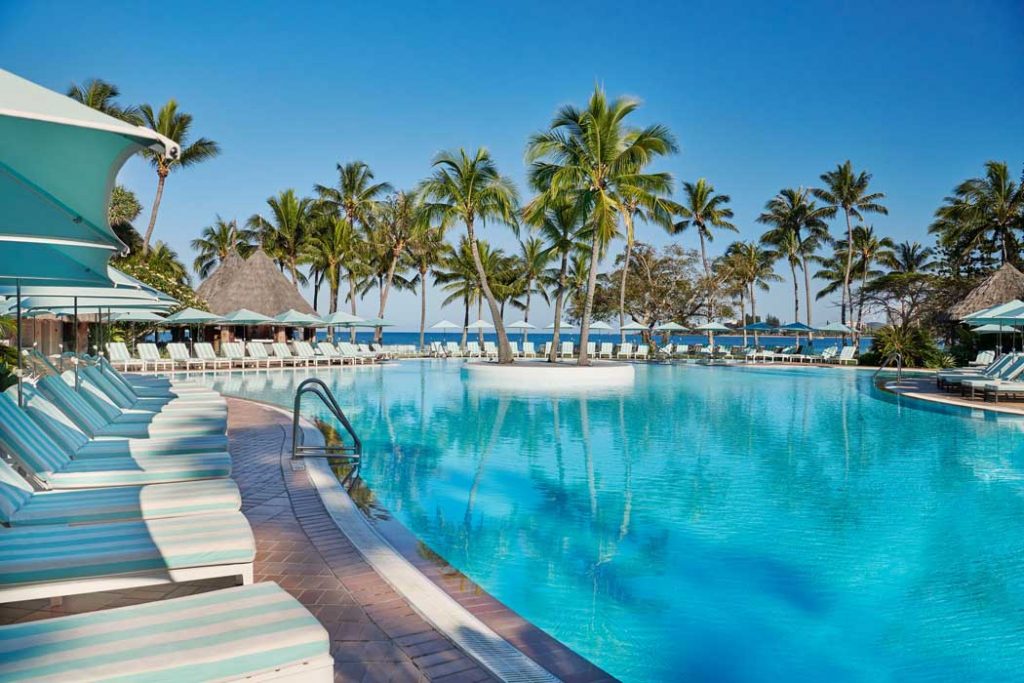 The resort is centred around a large swimming pool. (Photo: Marriott)